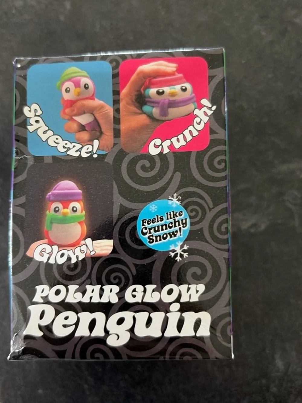 Polar Glow Penguin Plush Toy - White & Light Blue Glow